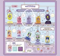 【韓国限定】ポケモン メタモンのシークレットマンション ガラケーキーホルダー
