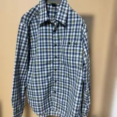 【機能性抜群】モンベル ウィックロン チェックシャツ メンズM 速乾 蒸れない