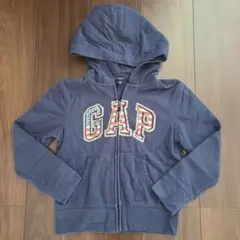 GAP ネイビー ジップアップパーカー キッズ
