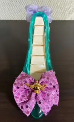 【美品】ディズニー　アラジン　ガラスの靴ジャスミン王女バージョン　リングケース