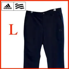 T4246★美品★アディダスゴルフ*ゴルフパンツ*ストレッチ*メンズL*ブラック