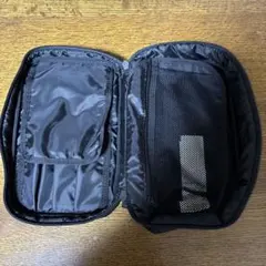 多機能 ブラック ポーチ 化粧品収納ケースのサムネイル