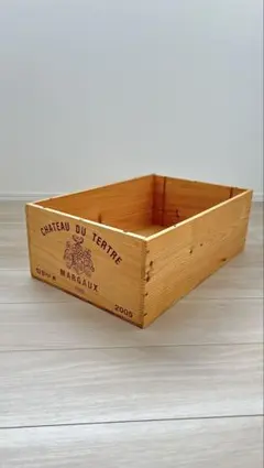 フランスボルドーワイン木箱３、2005’ロック ド カンプ　ウッドケース　レア品 フランスボルドーワイン木箱3、2005'ロック ド カンプ ウッド