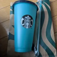 最安値！スタバ　カラーチェンジングリユーザブルコールドカップ デュアルブルー
