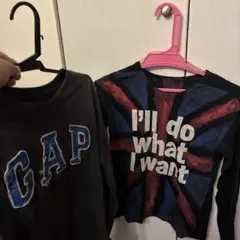 ワスク、GAP 長袖Tシャツ 2枚セット