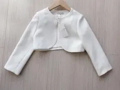 anyfam フォーマル ジャケット ボレロ ホワイト　エニィファム　120