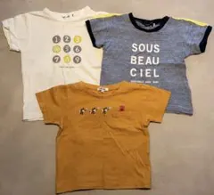 100cm Tシャツ 3枚セット B:MING & BeBe