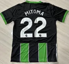 三笘薫 ブライトン 直筆 サイン入り ユニフォーム 日本代表