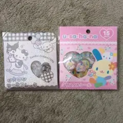 【正規品】おはじきシール サンリオキャラクター 　うさはな　2点セット