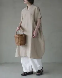 オールドマンズテーラー V NECK COCOON DRESSのサムネイル