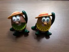 ゼツプリ　「キウイブラザーズ」　ゴールド　　グリーン　フィギュア2点セ