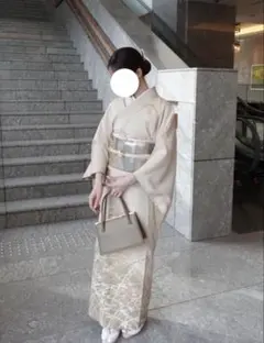 フルセット　訪問着　着物　帯　帯締め帯揚げ　七五三　結婚式