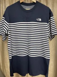 THE NORTH FACE TNF ストライプ Tシャツ XL