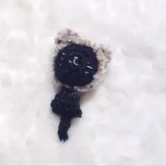 くまねこさん　あみぐるみ