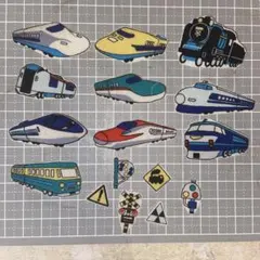 ⌘新幹線・電車⌘アイロンワッペン１２枚セット【C