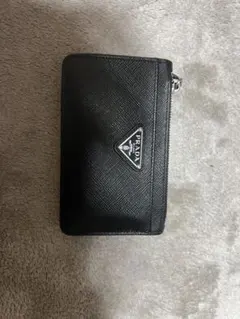PRADA サフィアーノレザー　ブラック ケース　大丸札幌店購入 PRADA サフィアーノレザー ブラック コインケース 大丸札幌店購入