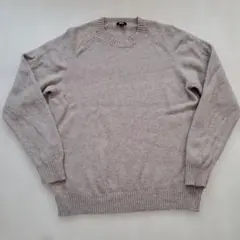 ラムクルーネックセーター