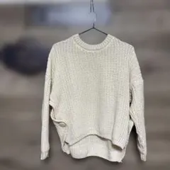 LL〜3L向き／大きいサイズ／新品／SALE／変形デザインの可愛いニット