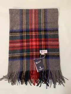 新品Johnstons of Elgin チャコールグレースチュワートチェック柄