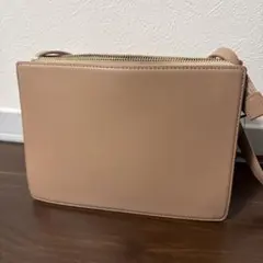 Paul Smith ベージュ レザー ショルダーバッグ