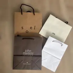 ショップ袋4点セット