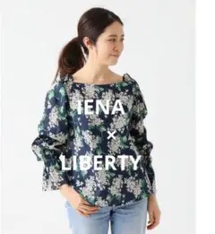 IENA×Liberty ボリュームスリーブ　ブラウス アーカイブライラック