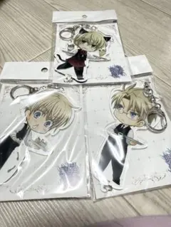 鬼畜眼鏡 アクリルキーホルダー 3個セット