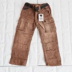【新品未使用】DOUBLE.B コーデュロイカーゴパンツ 100サイズ