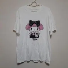 マイメロディ 半袖Tシャツ ホワイト Lサイズ