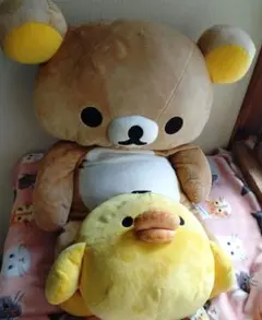 リラックマくったりぬいぐるみLL&キイロイトリセット メルカリ