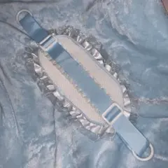 MILOLI ×396コラボ ヘッドドレス白 水色天使界隈 水色系統