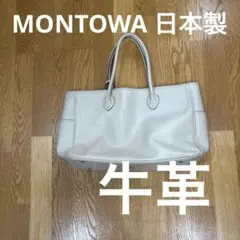 美品】RENトートバッグ トワル・ランチバッグM ホワイト 豚革 - メルカリ