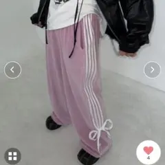 ピンク ジョガーパンツ