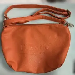 未使用！FIRANOフィラノ ショルダーバッグ ポシェット サコッシュ オレンジのサムネイル