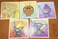 ゆるぎお〜　モバイルステッカー5点セット