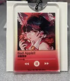 東方　博麗霊夢　 音楽プレイヤー風アクリルキーホルダー