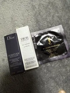 DIOR サンローラン　ファンデーション　美容液　サンプル