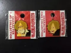 ワンピース サンジ ピンバッジ 2点セット ジャンプショップ 未開封 希少品
