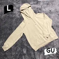 【GU】パーカー よもぎ色