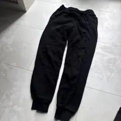 H&M スウェットパンツ ブラック 140cm 黒　両サイドポケット付き