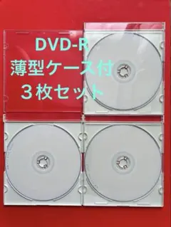 【レア・TDK】DVD-R 4.7GB データ用 未使用3枚 スリムケース入