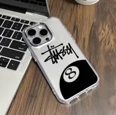 Stussy iPhoneケース 8ボールデザイン