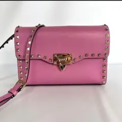 ヴァレンティノ VALENTINO ロックスダッズ ショルダーバッグ ピンクのサムネイル