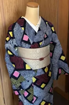 ◆有松絞り　浴衣　鳴海絞り