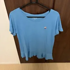 LANDS' END ヨット刺繍 Tシャツ ライトブルーのサムネイル