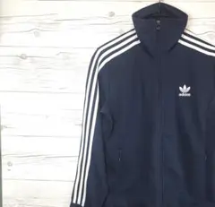 アディダス トラックトップジャケット ジャージ ネイビー　 XL（105）