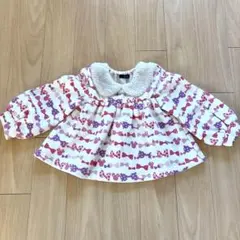 Galdia Disney 裏起毛ミニーリボン柄トレーナー