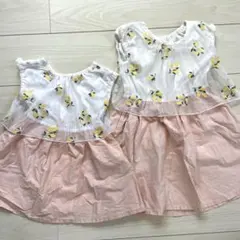⭐︎アプレレクール⭐︎ワンピース　お揃い　100と80