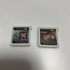 Nintendo3DS モンスターハンターX&4G カセット