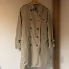 美品】MUJI ダブルトレンチコートLサイズ